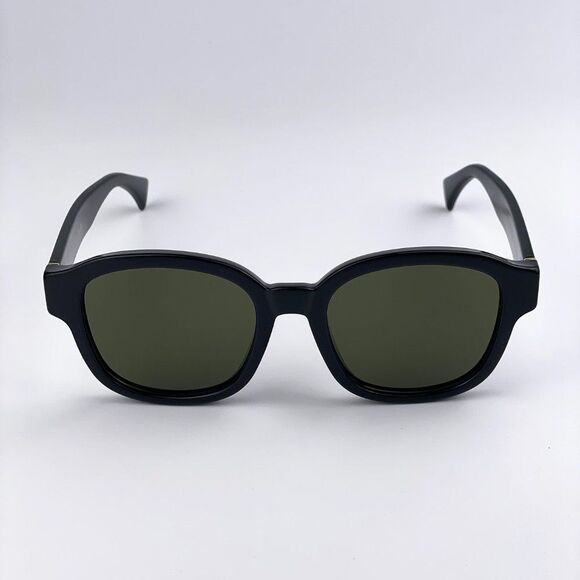 Gucci GG1140SK 002 Sunglasses Black Green Square Unisex